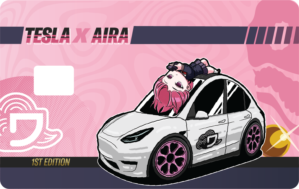 Tesla x Aira Credit Card Skin Cover