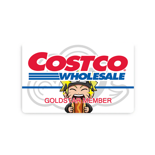 Naruto Costco Card Skin - Gold Star Member