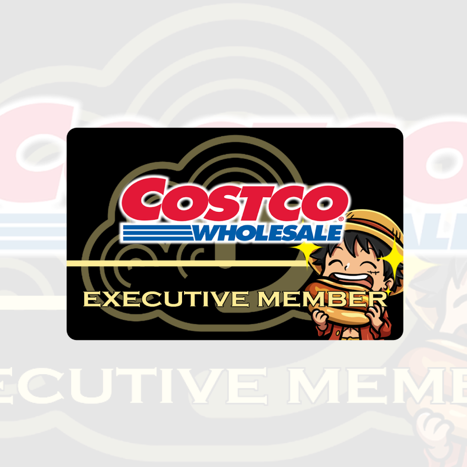 Luffy Costco Card Skin - Executive Member