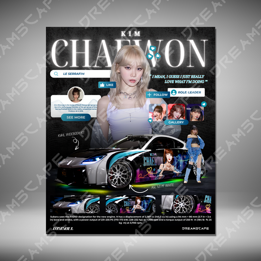 Chaewon x BRZ (2nd Gen) Poster Print (8.5" x 11")