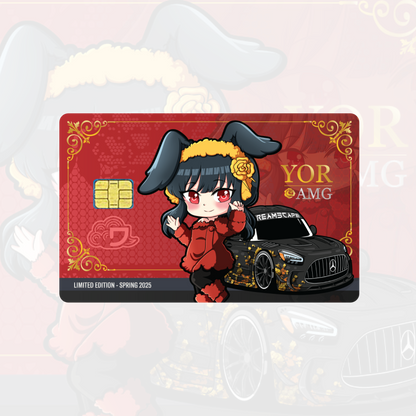 Yor Forger Card Skin (Bunny Version)