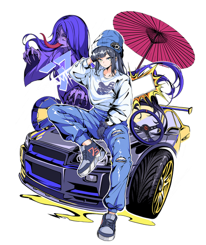[Original Characters] Ame - Drift Queen