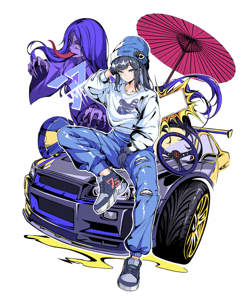 [Original Characters] Ame - Drift Queen