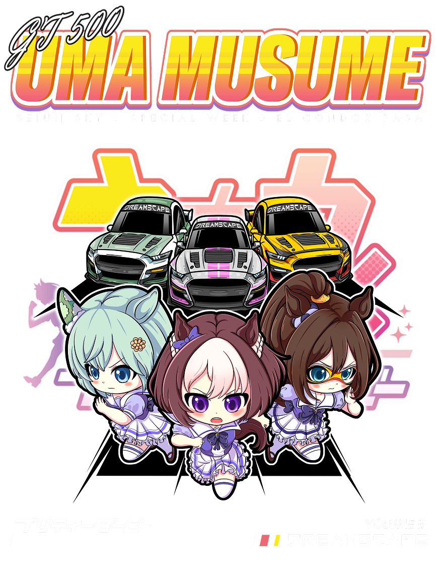 [Vol. 2] Uma Musume  T-Shirt – Mustang GT